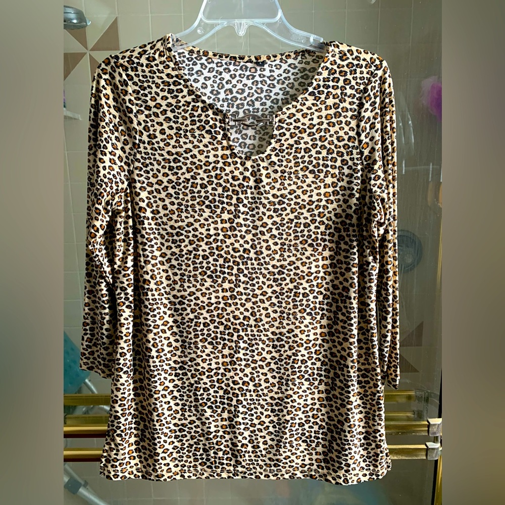 EUC Animal Print Blouse